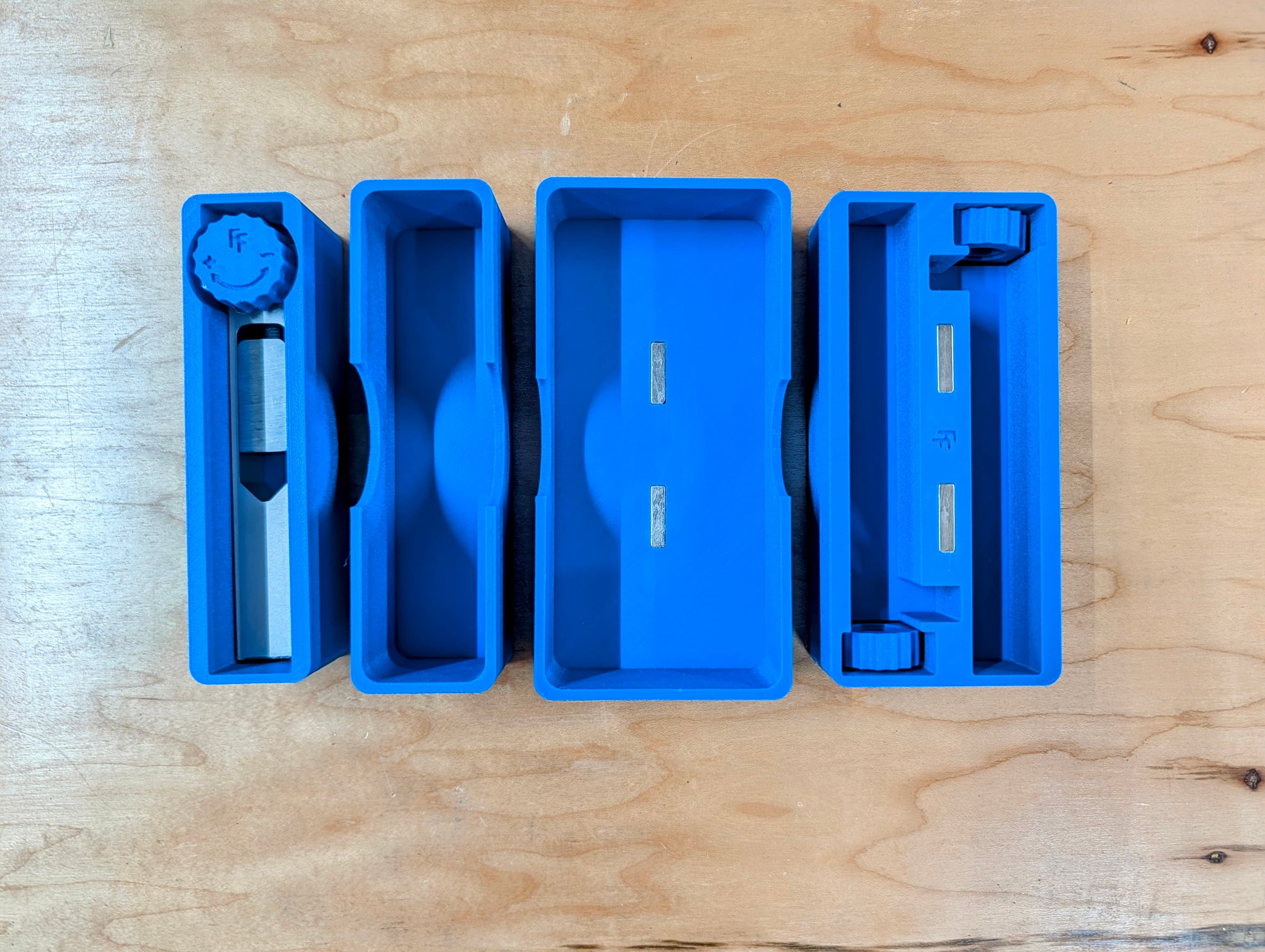 Dillon Powder Bar Box Bundle — Single Bar With Knob + Two Bar Box